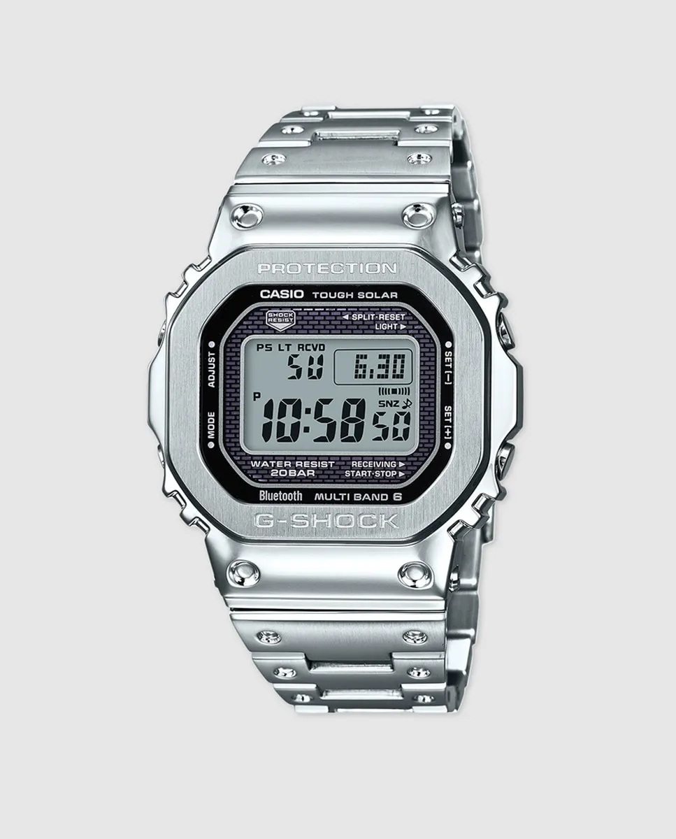 

Мужские стальные часы Casio G-Shock GMW-B5000D-1ER, серебряный