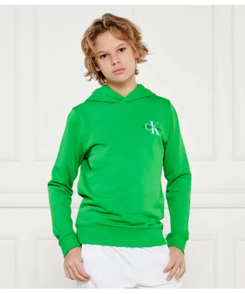

Толстовка Regular fit Calvin Klein Jeans, зеленый