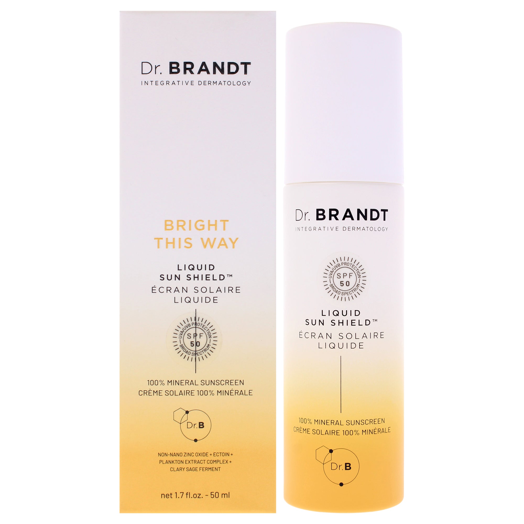 

Солнцезащитный крем Liquid Sun Shield SPF 50 от Dr. Brandt для мужчин и женщин - 1,7 унции Dr. Brandt, 1.7 Oz