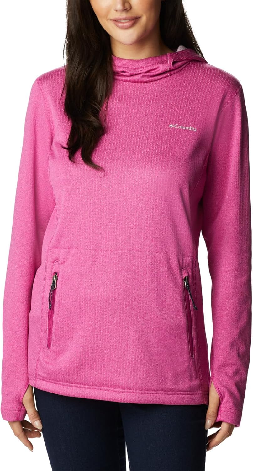 

Женская флисовая кофта Columbia Park View с капюшоном, Wild Fuchsia Heather