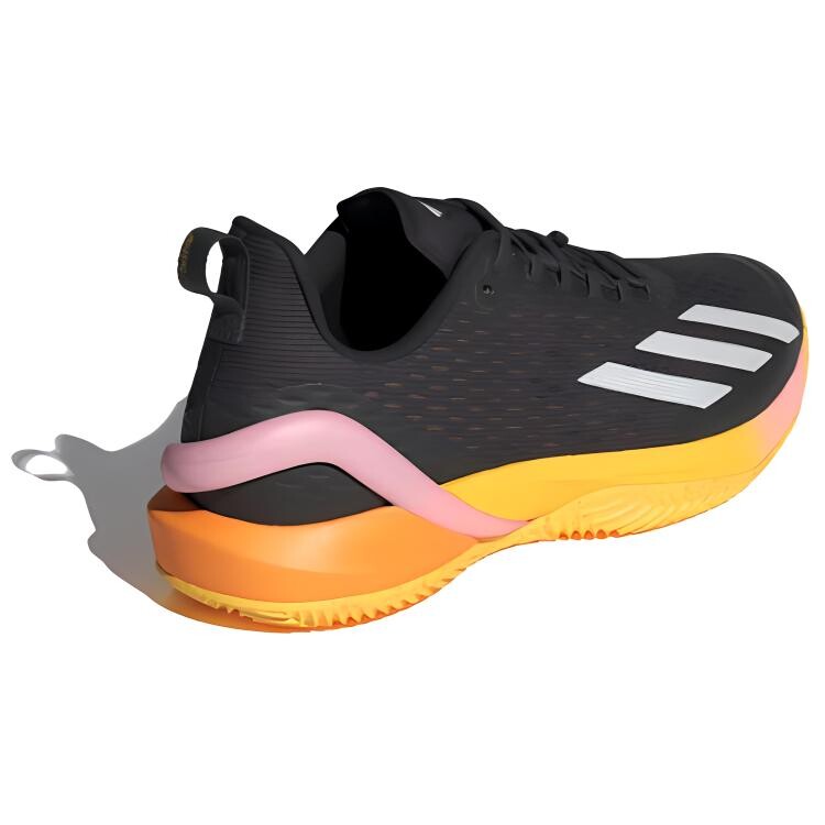 Теннисные кроссовки Adizero Cybersonic мужские с низким верхом Aurora Black/Zero Metal/Spark Adidas — фото 4