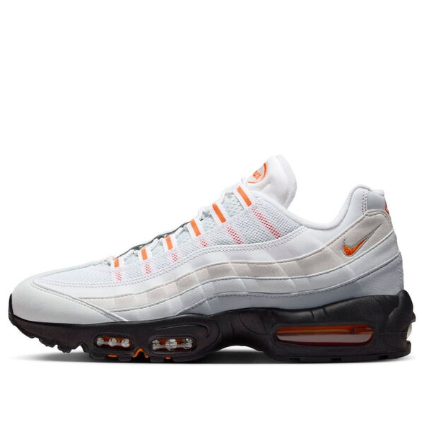 

Кроссовки air max 95 'wolf grey safety orange pure platinum' Nike, серый