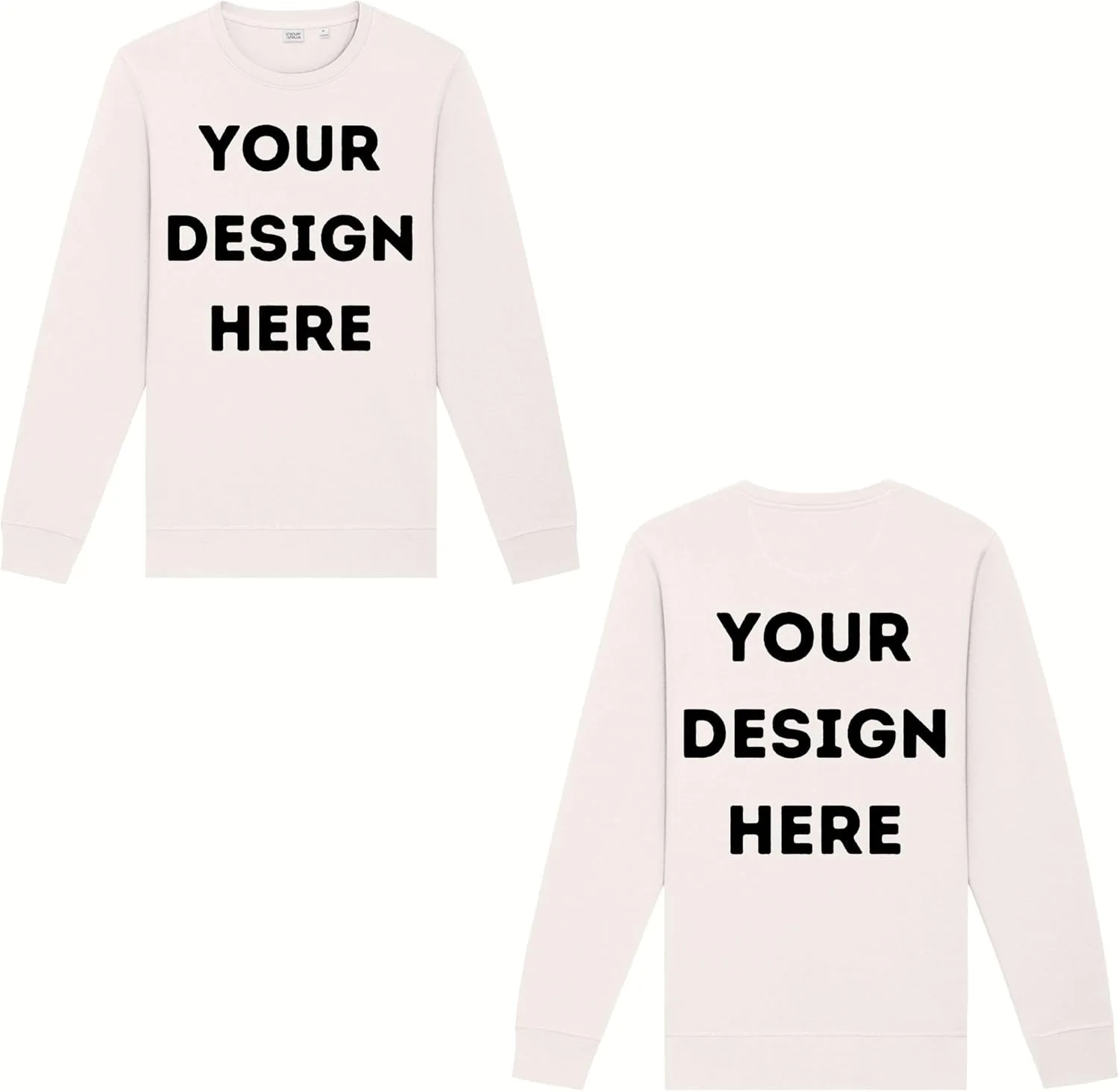 

Кастомный унисекс свитшот Midweight с принтом спереди и сзади LOGO IMPRESSION