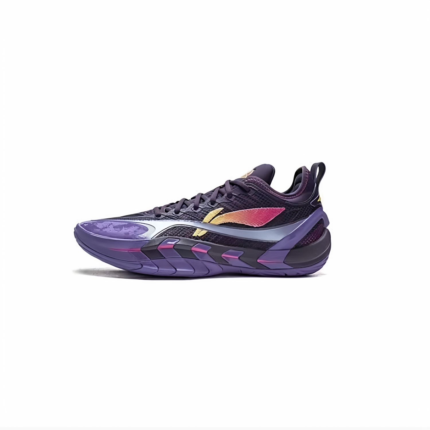 

Li Ning BadFive Guerrilla 2 SUPER Cushioning устойчивые к истиранию с поддержкой, отскоком и сцеплением низкие Li-Ning, фиолетовый