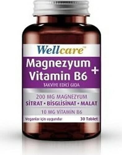 

Wellcare Магний + витамин B6 30 таблеток