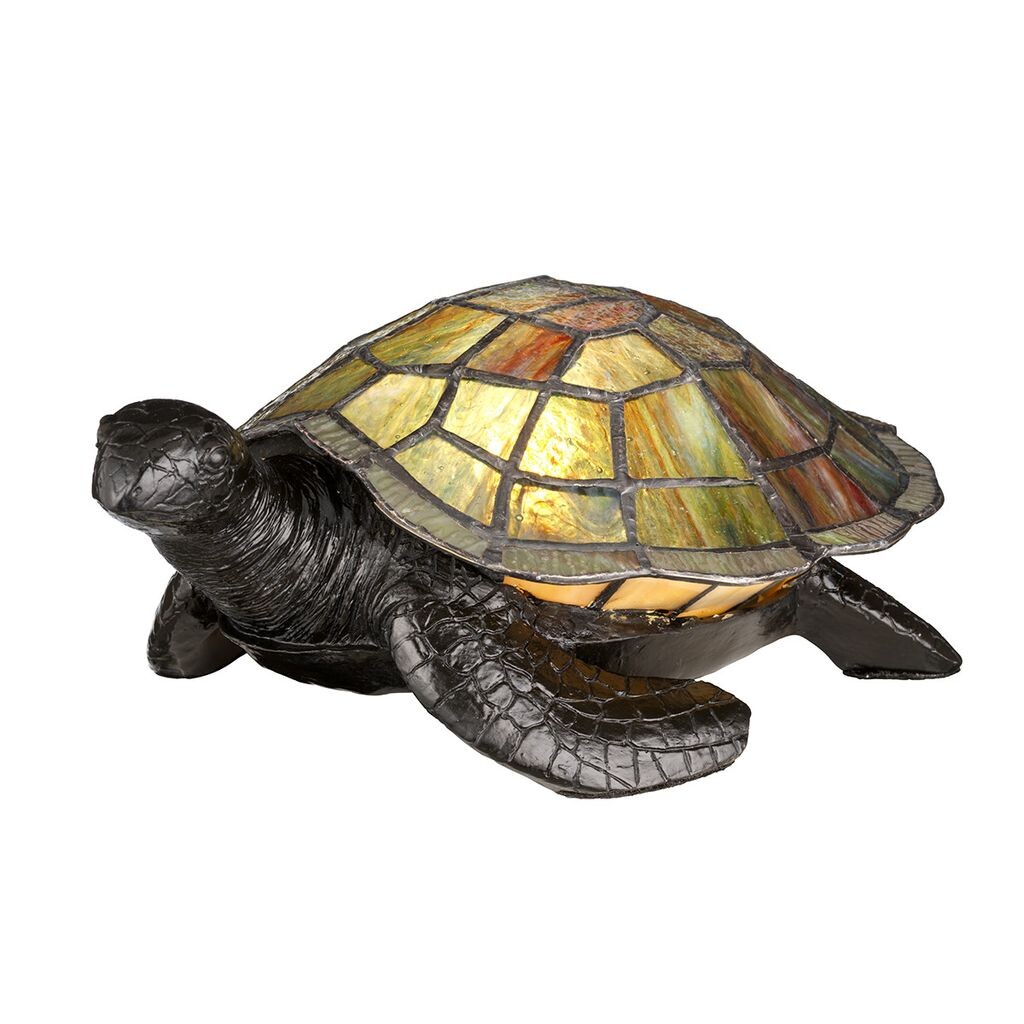 

Настольная лампа Tiffany Animal Lamps 1xG9 В:10 Д:28.1 Ш:19.3 3000К в стиле Тиффани quoizel