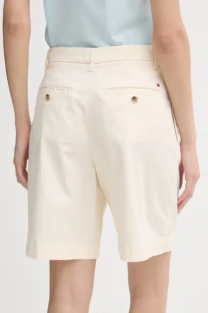 Шорты из эластичного хлопка chino Tommy Hilfiger, бежевый — фото 3