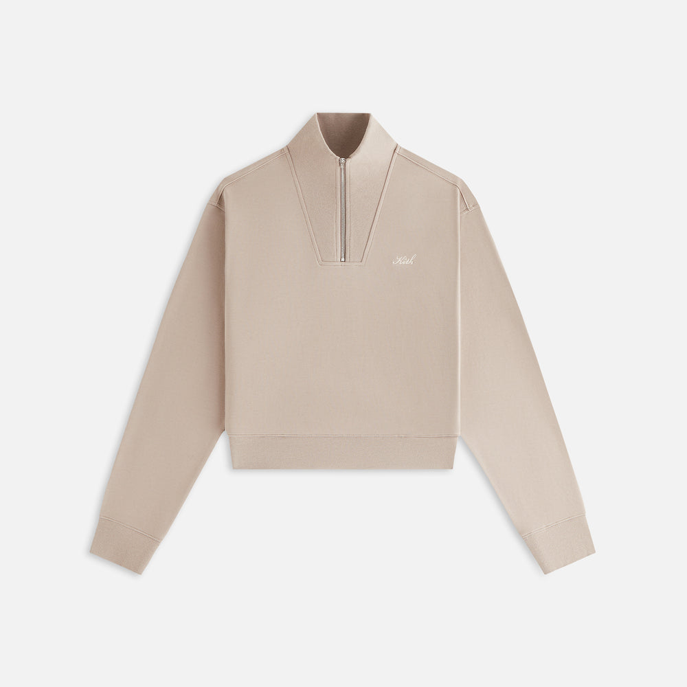 

Толстовка Kith Women Ryder Quarter Zip, цвет Quicksand