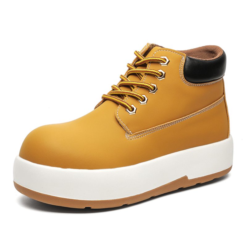 

V05 Женские утеплённые жёлтые ботинки Martin, цвет Yellow, Fleece-Lined[Women's]