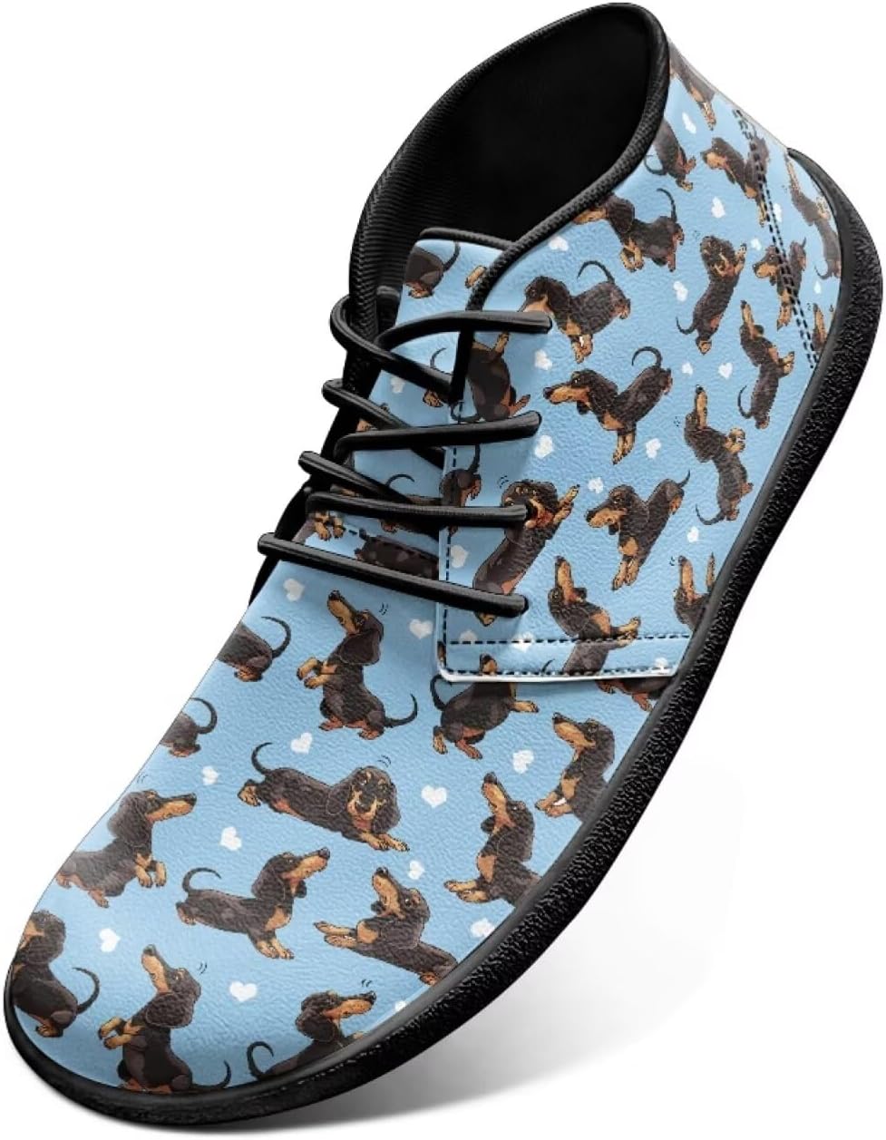 

Детские кроссовки для щенков Jeiento Mens, Широкий носок, Обувь для ходьбы с нулевым перепадом подошвы, синий