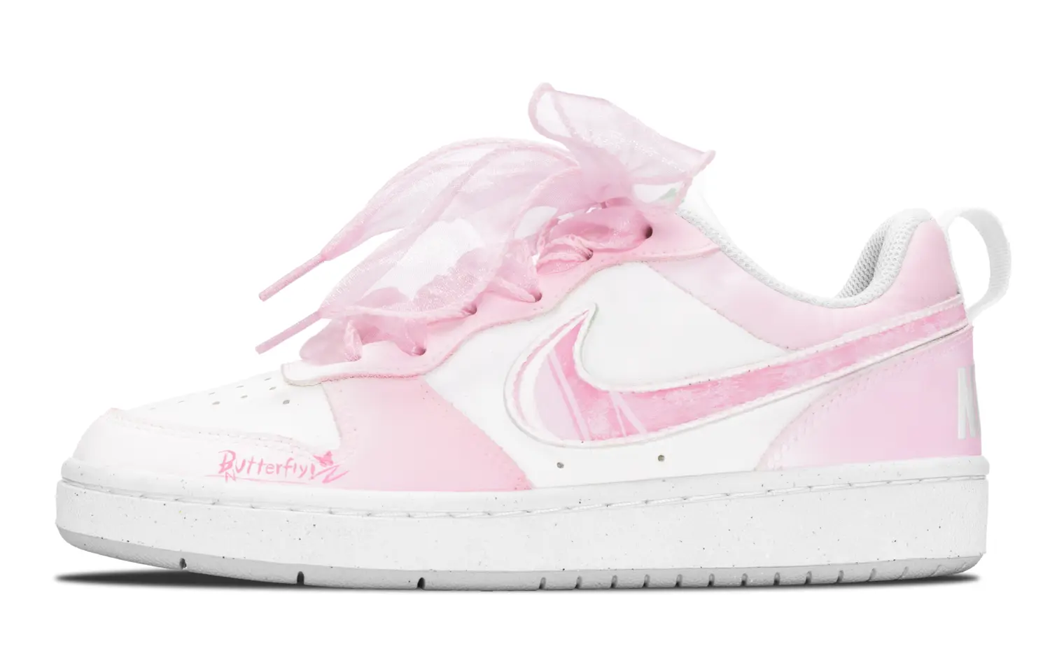 

Детские скейтерские кроссовки Court Borough для младших школьников Nike, розовый