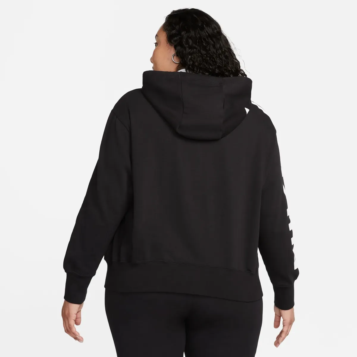 

Толстовка с капюшоном Nike Sportswear "W NSW AIR FLC OS FZ HD", большие размеры, белый