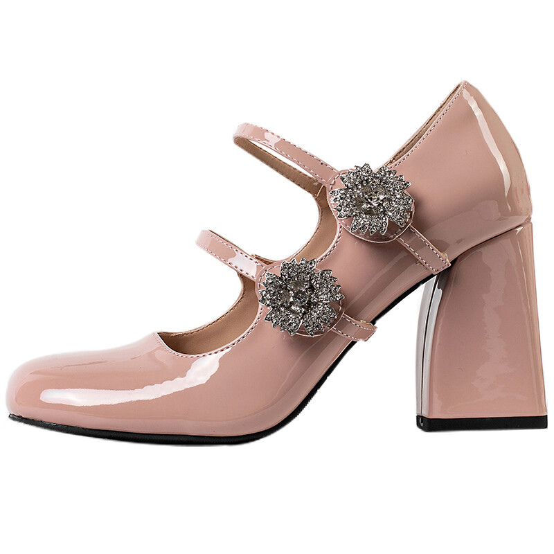 Туфли Мэри Джейн женские Wonderful Couple, цвет Black Heel height 8.5cm — фото 3