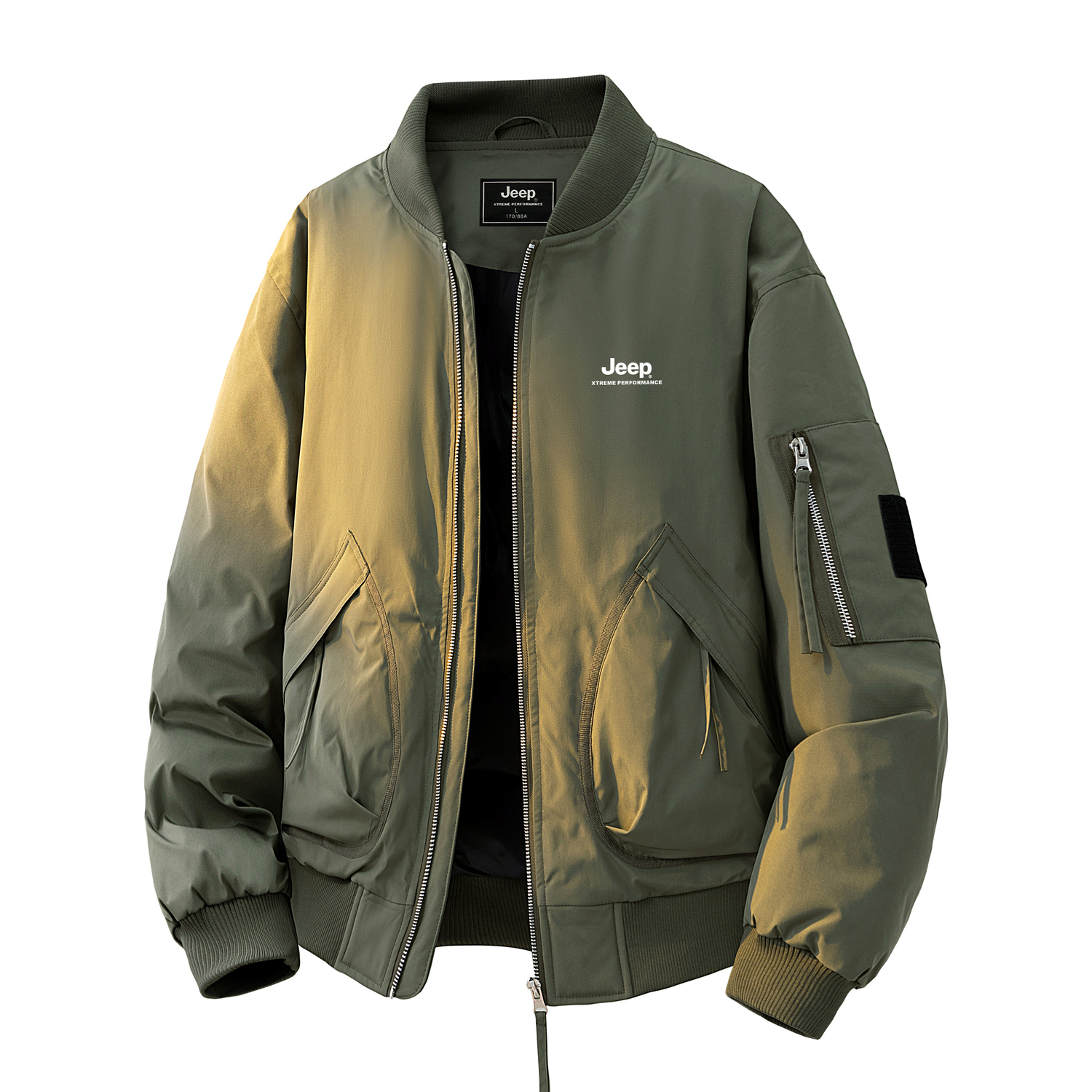 

Пуховик Unisex Hooded Thickened Jeep, army зеленый