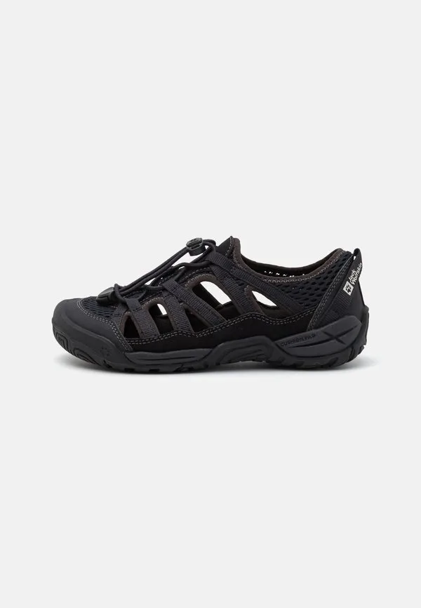 Сандалии levente унисекс для ходьбы Jack Wolfskin, Black