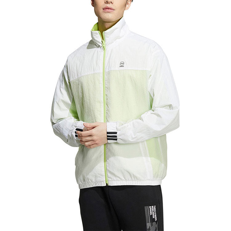 Куртка Men's adidas neo Stand Collar Colorblock Zipper Jacket Autumn Colorblock HD4627 — фото 2