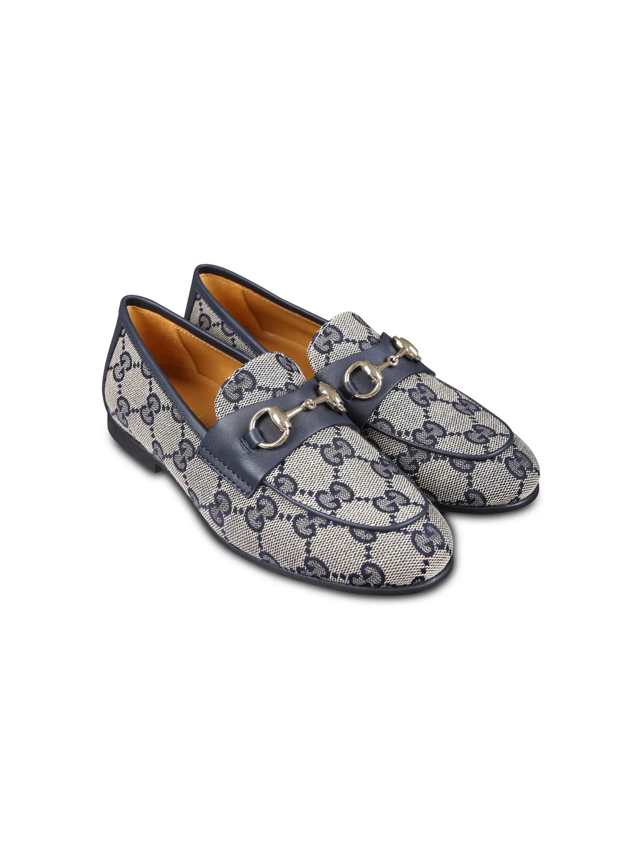 Лоферы из канваса Gucci Kids, бежевый