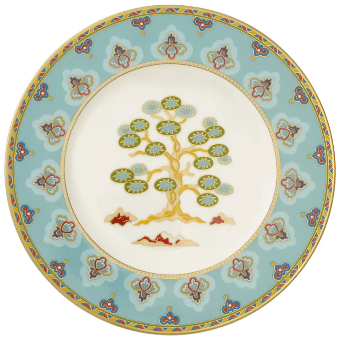 

Тарелка фруктовая/сырная/хлебная Самарканд Аквамарин Villeroy & Boch, разноцветный