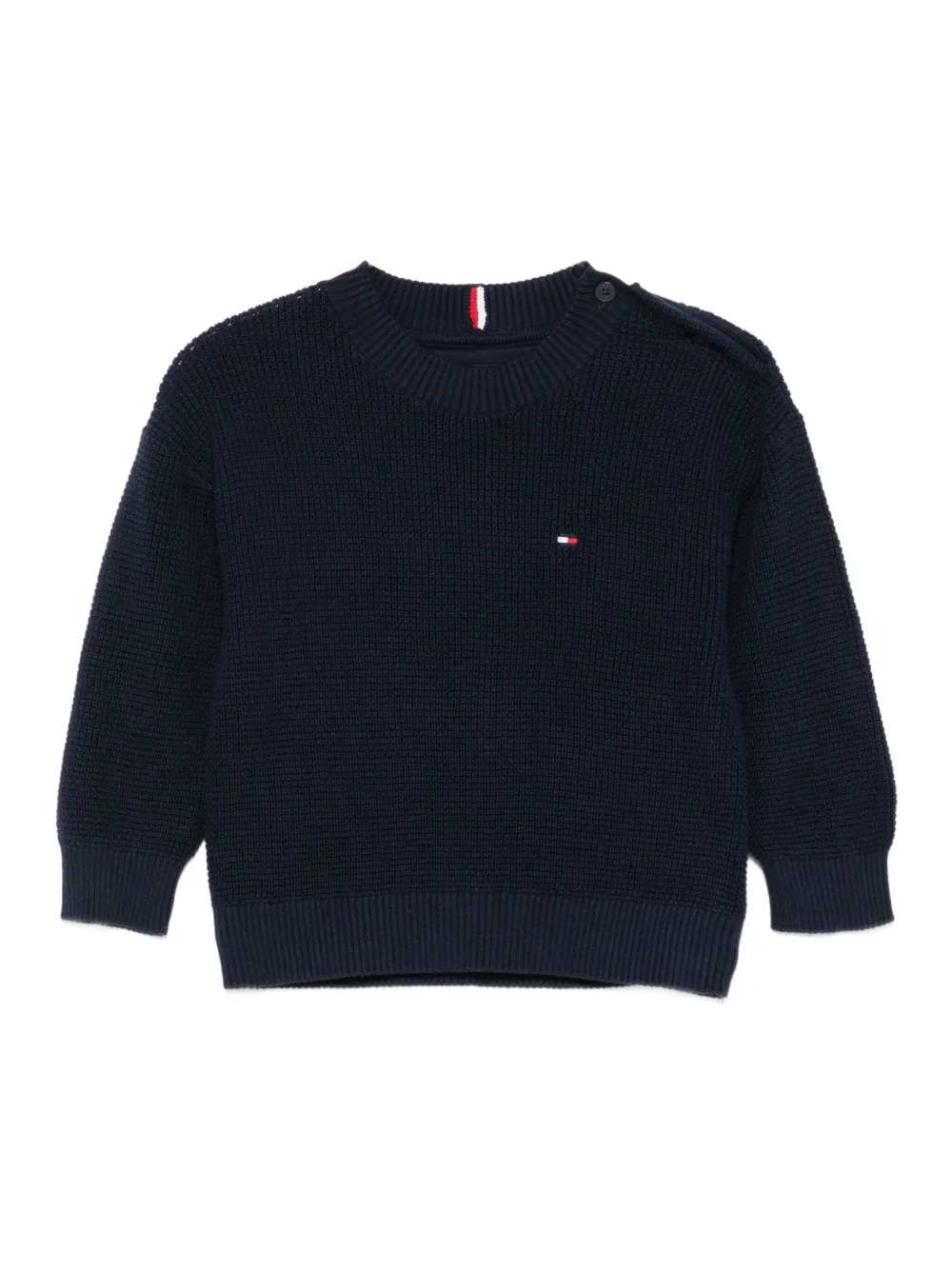 

Свитер с логотипом Tommy Hilfiger Junior, синий