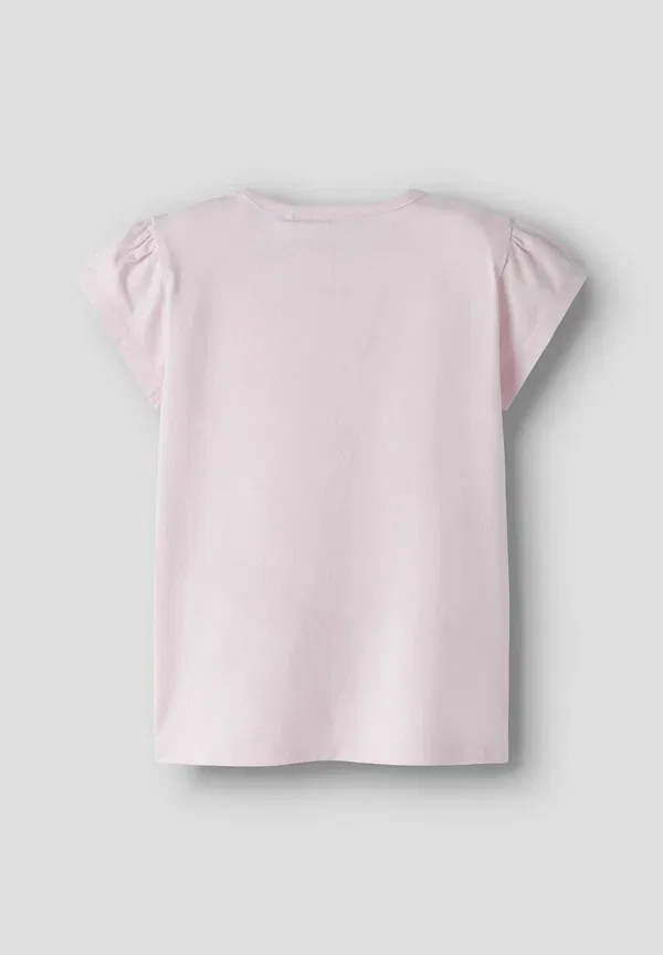 Футболка Nmfmeri frozen ss top box wdi print t-shirt Name It, нежно-розовый — фото 2