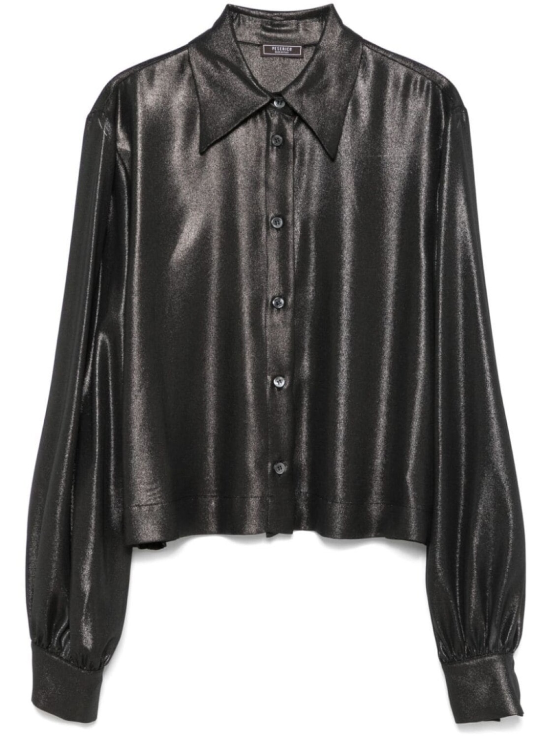 

Peserico ламинированная рубашка, черный