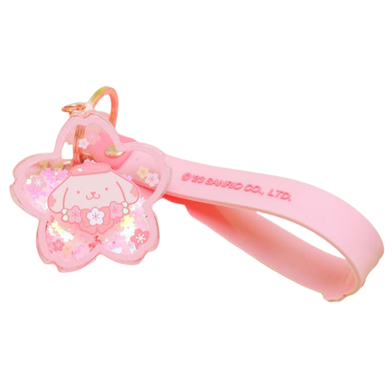 

Sanrio Подвеска Hello Kitty My Melody для женщин, Pompompurin--Cherry Blossom Seasonal Oil Pendant