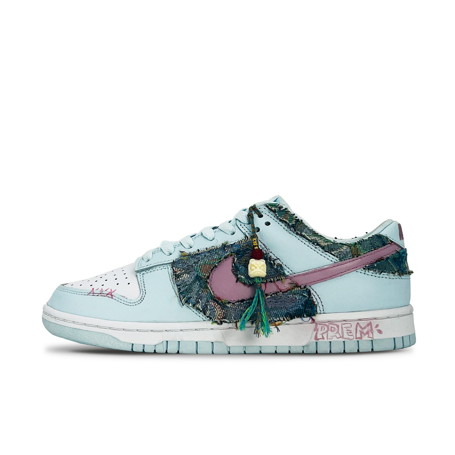 

Кроссовки Nike Dunk Skateboard Shoes Men Low-Top Blue White, Синий, Кроссовки Nike Dunk Skateboard Shoes Men Low-Top Blue White