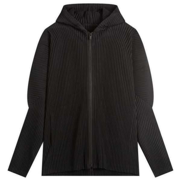 

Плиссированная куртка на молнии Homme Plissé Issey Miyake, черный