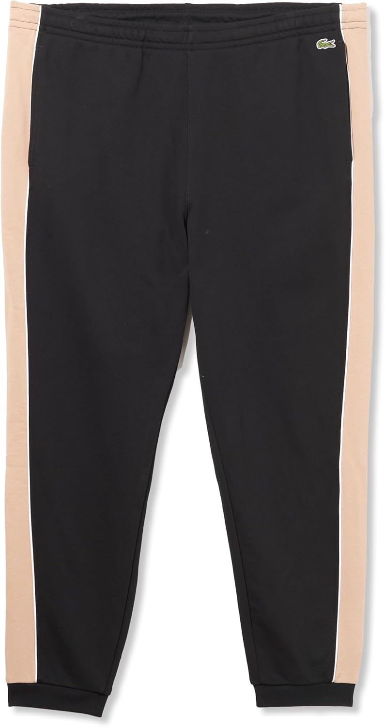 

Lacoste мужские базовые зауженные спортивные штаны, Black/Viennese