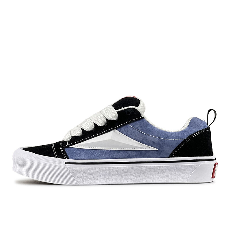 

Кроссовки LuzaoT SUPER DRAG Skateboarding Shoes Unisex Low-top Black/Blue, черный/синий
