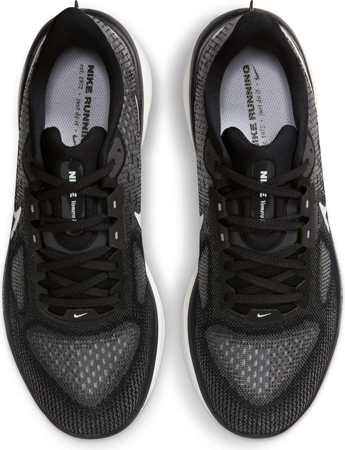 Мужские кроссовки для бега Nike Vomero 17, белый/черный — фото 3