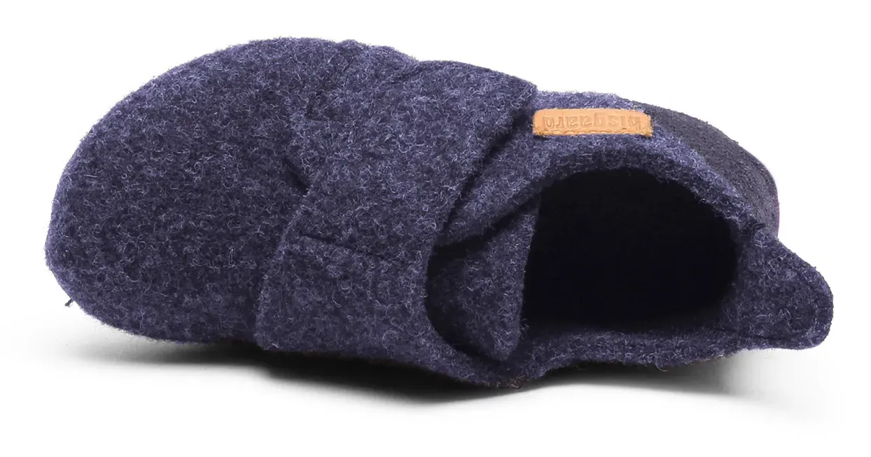 Тапочки Bisgaard " Bisgaard Casual Wool", туфли без шнуровки, туфли на липучке на подкладке из овечьей шерсти, синий — фото 4
