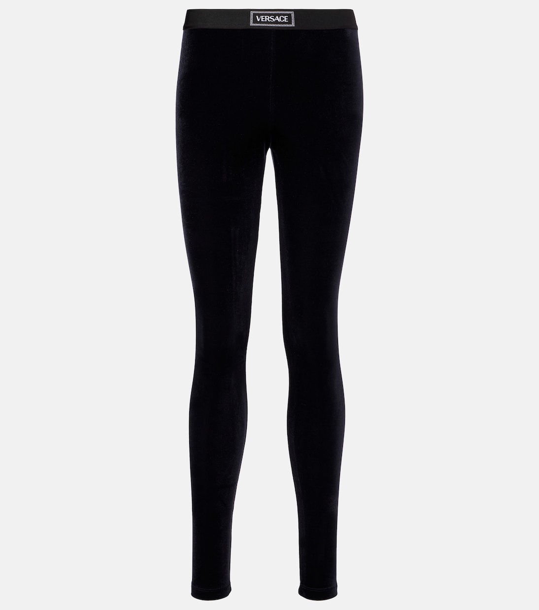 

Леггинсы из джерси с логотипом Versace, черный
