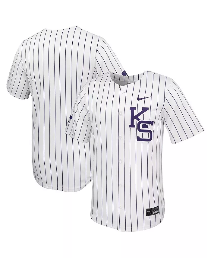 

Мужская белая бейсбольная джерси Kansas State Wildcats Limited Nike
