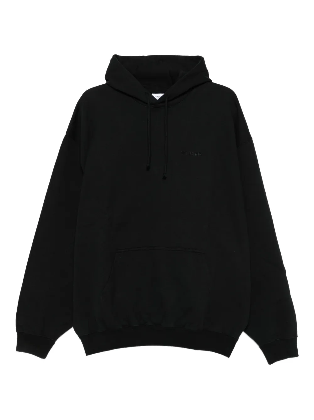 

Худи с вышитым логотипом VETEMENTS, черный
