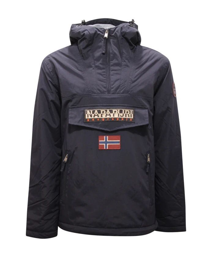 

Синяя куртка с флисовой подкладкой Napapijri, синий