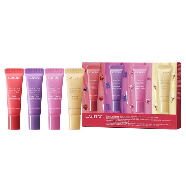 

LANEIGE Mini Lip Glowy Balm Set / Мини-набор бальзамов для губ ОГРАНИЧЕННАЯ СЕРИЯ