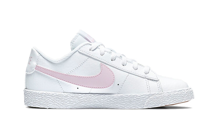 Детские кроссовки для скейтбординга Blazer PS Low-top Белый/пудровый Nike — фото 2