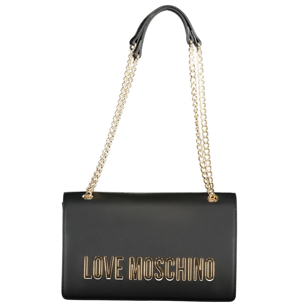 

Черная полиэтиленовая сумка LOVE MOSCHINO
