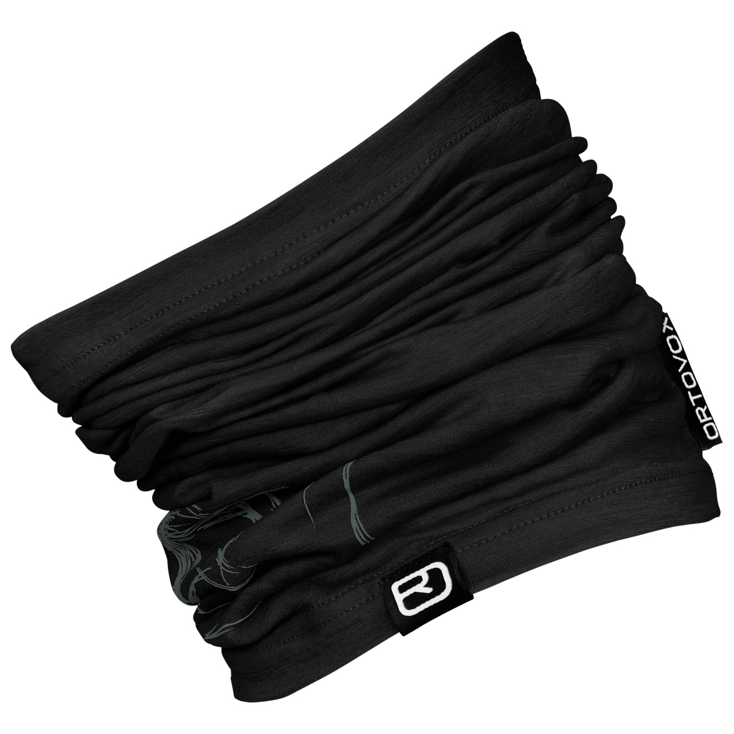 

Шарф-труба Ortovox 120 Tec Logo Neckwarmer, цвет Black Raven