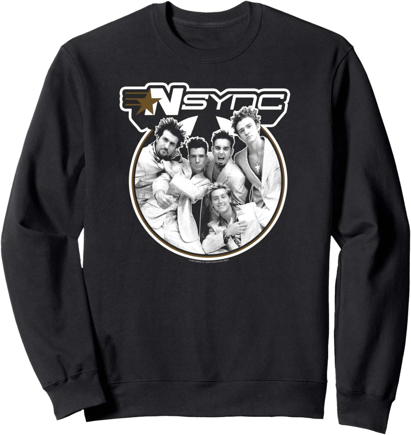 

Официальная толстовка NSYNC I Need Love, черная, Черный, Официальная толстовка NSYNC I Need Love, черная