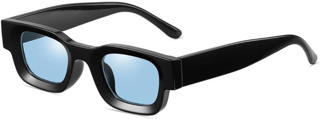 

Популярные модные маленькие солнцезащитные очки для женщин в стиле ретро-панк, мужские солнцезащитные очки в тренде, защита от УФ-излучения UV400 UUPTTPL, Polarized Black Blue