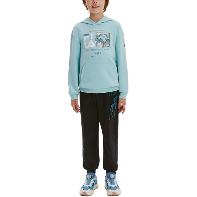 FILA KIDS Вязаные спортивные штаны Legend Blue для подростков — фото 4