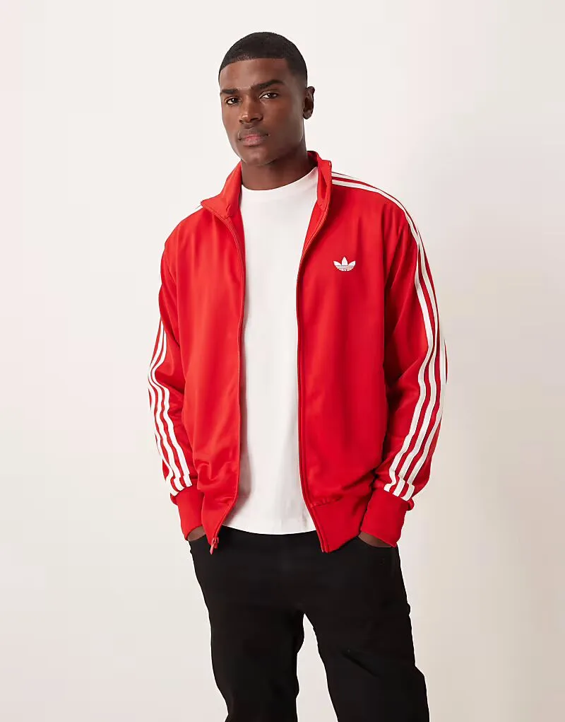 Спортивная куртка Adidas Originals Firebird красного цвета — фото 3