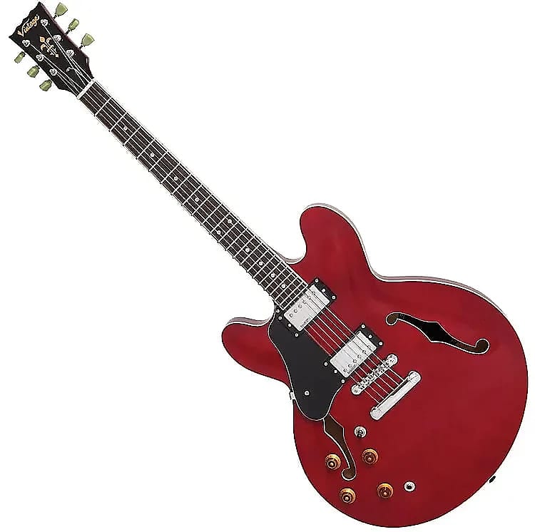 

Электрогитара Vintage LVSA500CR Semi Acoustic Cherry Red