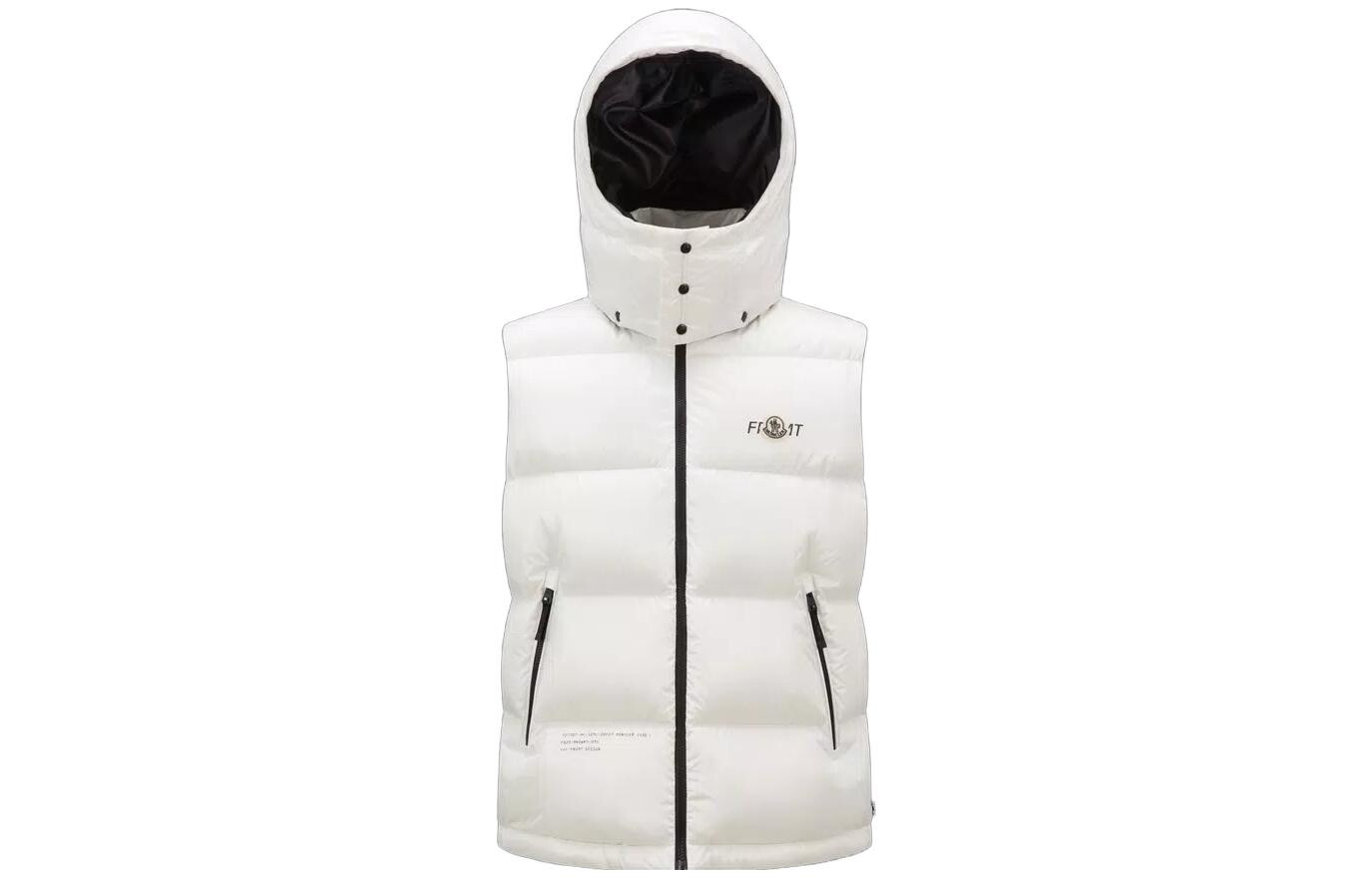 

Жилет унисекс белый Moncler