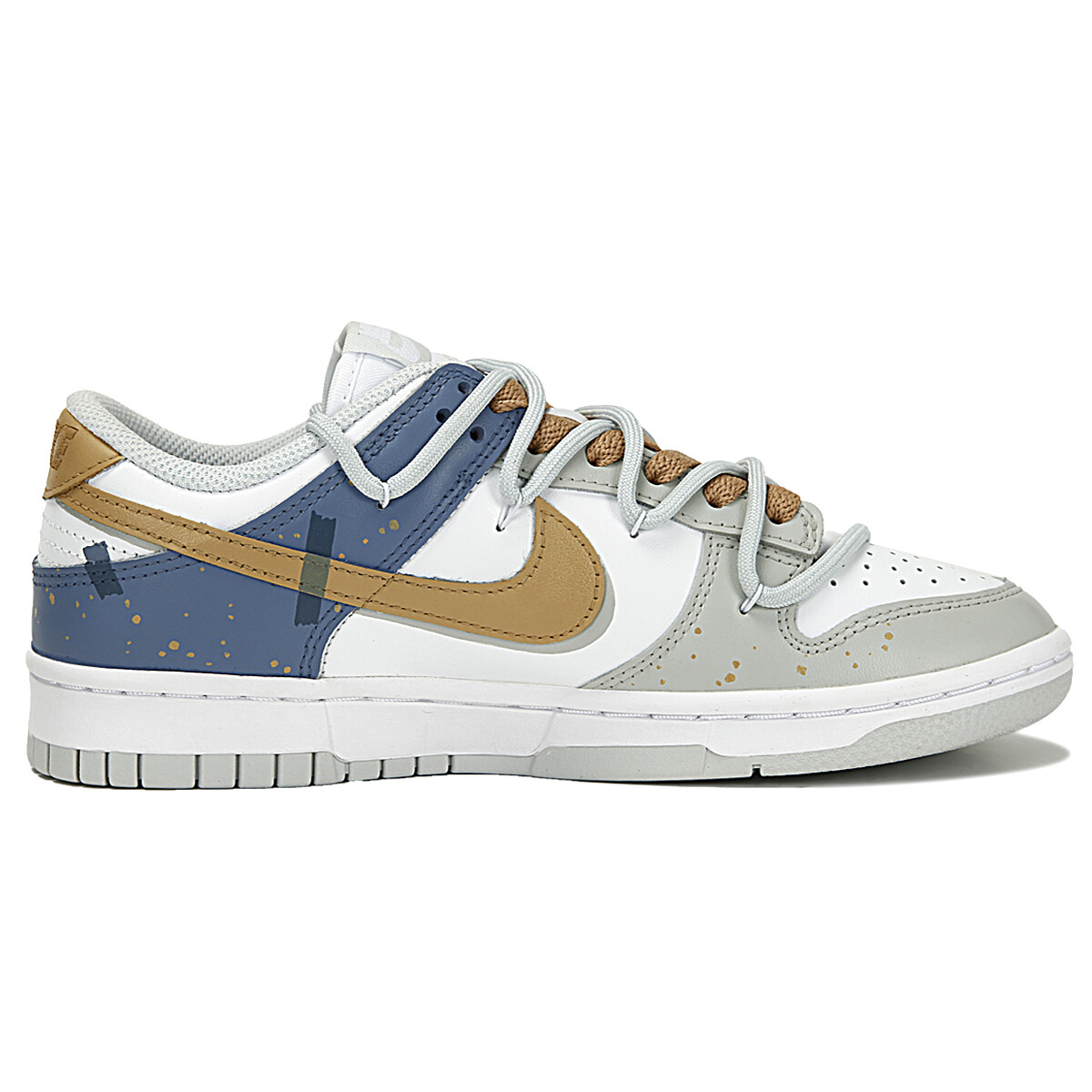 

Кроссовки Nike Dunk Skateboarding Shoes Men Low-top Gray/Blue, серый/синий