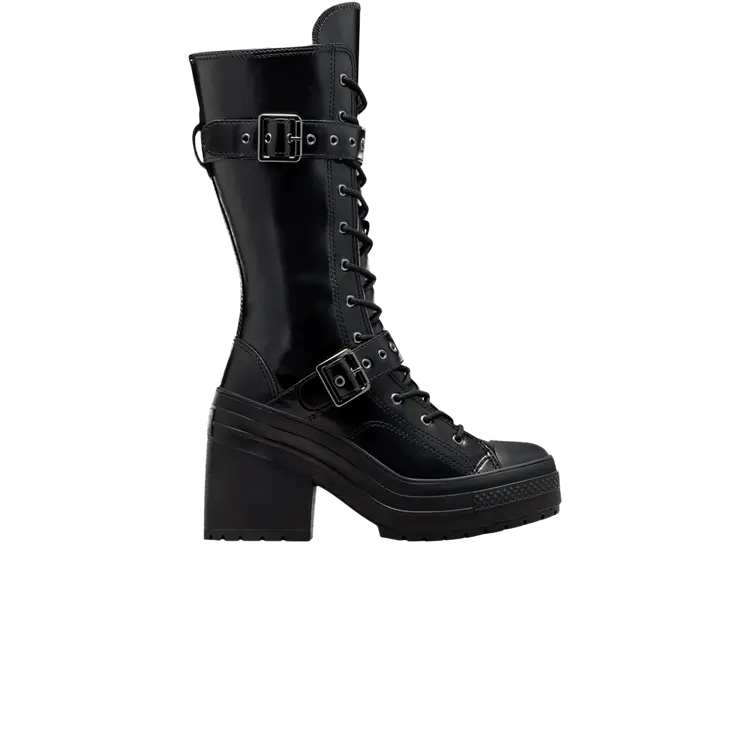 

Кроссовки Converse Wmns Chuck 70 De Luxe XX High Triple Black, черный