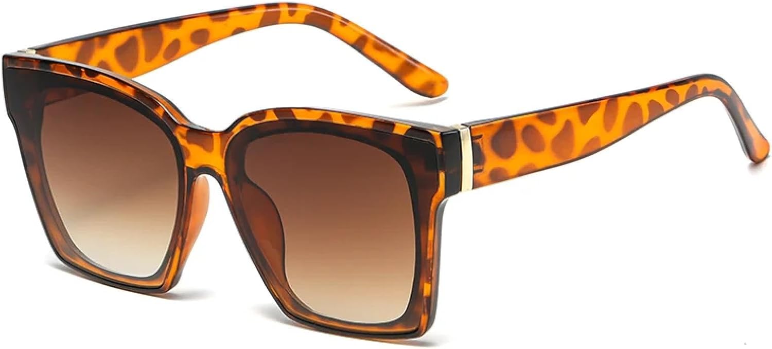 

Солнцезащитные очки с защитой от УФ-излучения UV400 | Увеличенный градиентный оттенок | Для женщин и мужчин | Для занятий спортом на открытом воздухе и вождения DSVIGF, Leopard