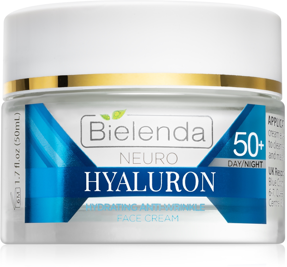 

Увлажняющий крем для лица Neuro Hyaluron днем и ночью Bielenda, 50+ 50 мл